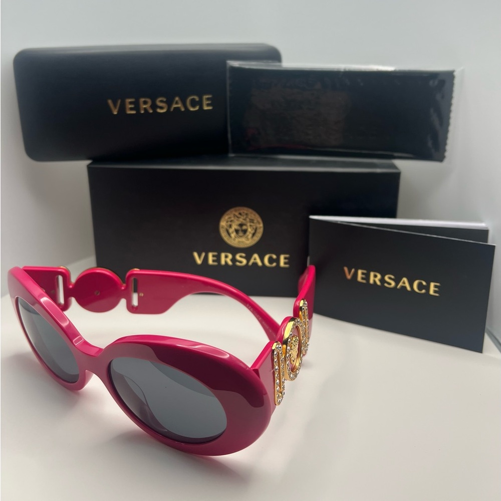 Versace Pink Sunglasses Luxurious Accessories